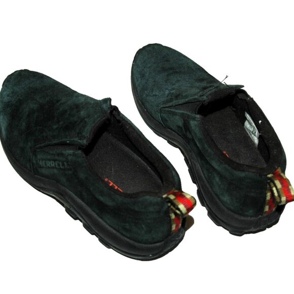 Merrell Womens Shoes 8 Black Suede Slip On Casual - Picture 1 of 6